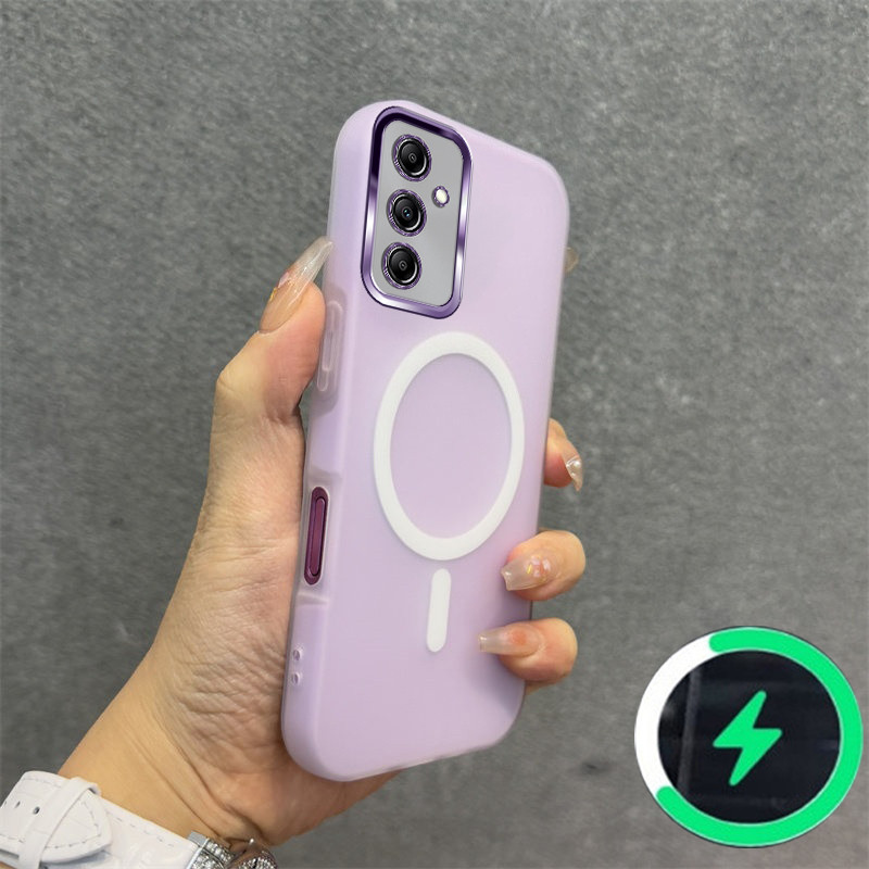 SAMSUNG เหมาะสําหรับSamsung A15 A16 A17 A26 4G 5Gเคสโทรศัพท์ใหม่Jelly Caseไร้สายแม่เหล็กFrosted Shellสายรัดข้อมือสร้อยข้อมือ030 - รูปที่ 4