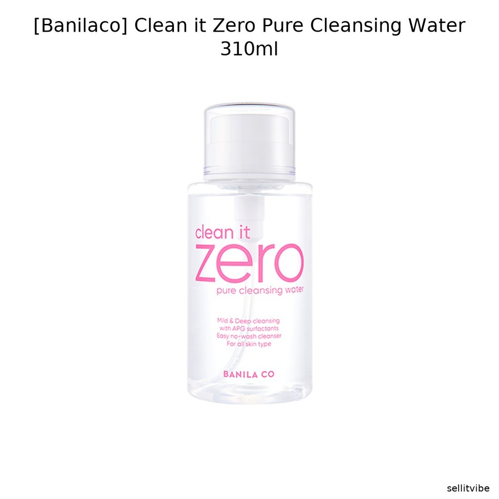 [Banilaco] Clean it Zero Pure Cleansing Water 310ml / Korean Cleansing Water / สูตรอ่อนโยน