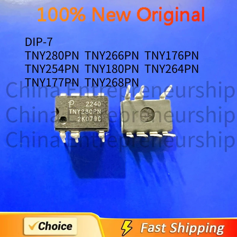 5PCS TNY280PN TNY266PN TNY176PN TNY254PN TNY180PN TNY264PN TNY177PN TNY268PN ชิป DIP ic
