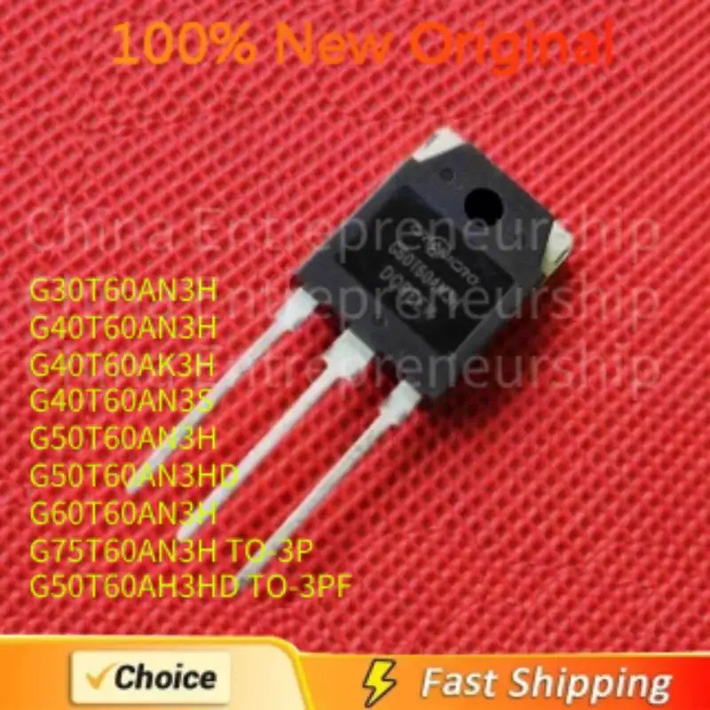 5PCS G50T60AN3H G50T60AN3HD G60T60AN3H G75T60AN3H TO-3P G50T60AH3HD Field Effect ทรานซิสเตอร์