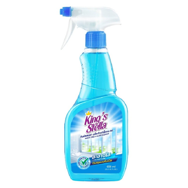 KINGS STELLA ผลิตภัณฑ์น้ำยาเช็ดกระจก ขนาด 600 ซีซี.
