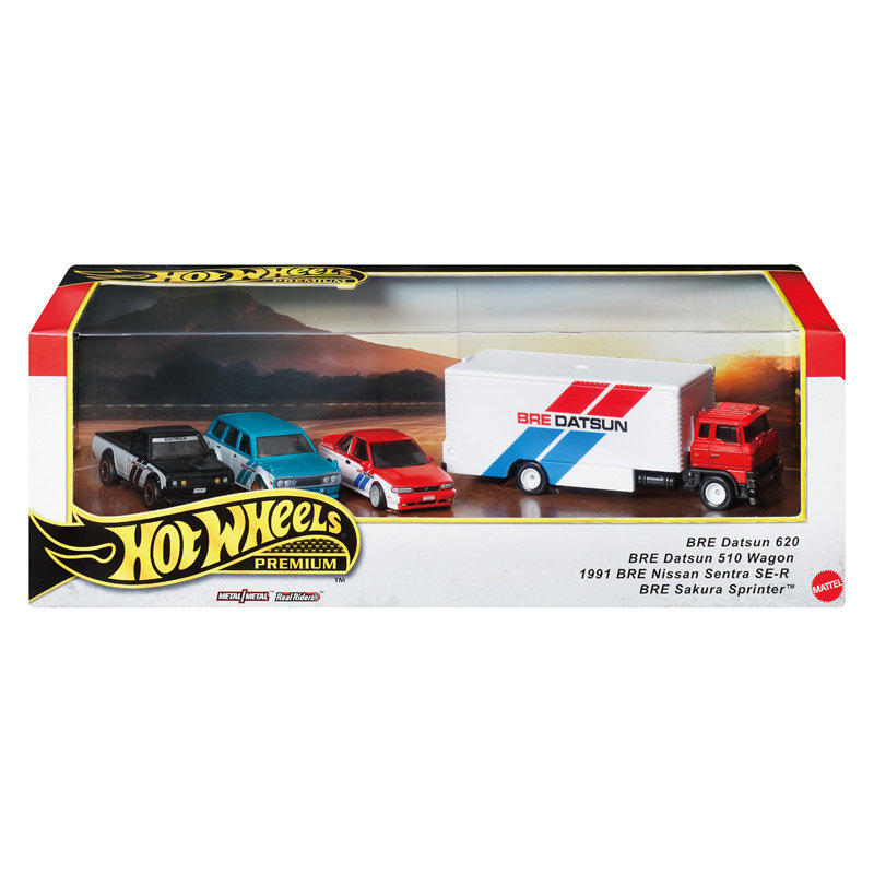 P Hot Wheels 2025 GMH39 Garage Four Car Set Honda Garage NSX Civic hotwheels Alloy Car Model Gift