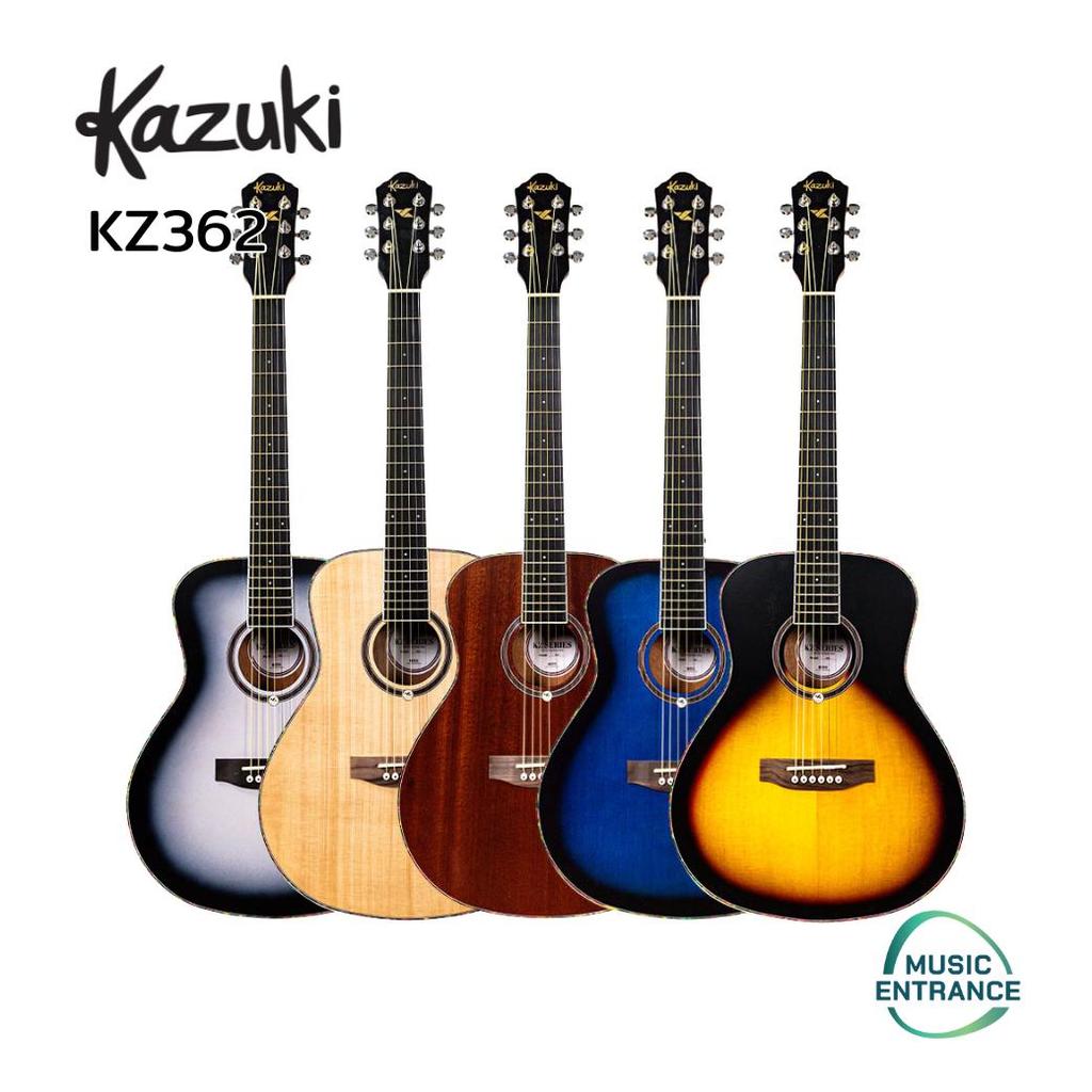 Kazuki 362 KZ Series กีตาร์โปร่ง 36 นิ้ว คอเต็ม ทรง GS กีต้าร์โปร่ง KZ362