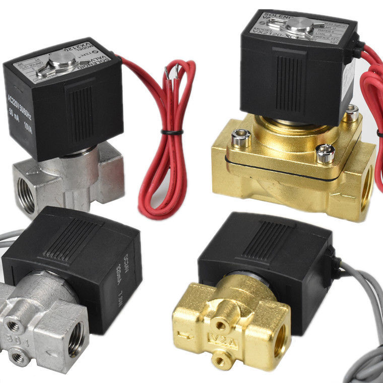 VX2120-X64 VX2120-08 โซลินอยด์วาล์วสองทาง 2 จุดปกติปิดวาล์วน้ําวาล์วอากาศวาล์วน้ํามัน 220V 24V