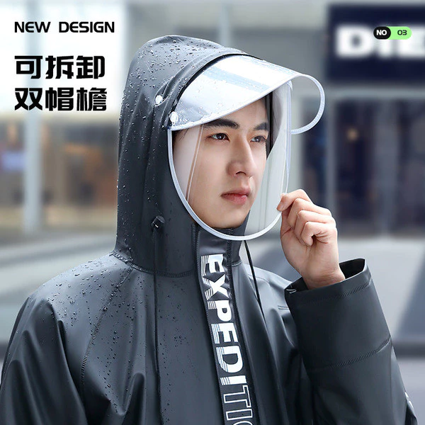 ชุดเสื้อกันฝนกางเกง PVC thumbnail 5