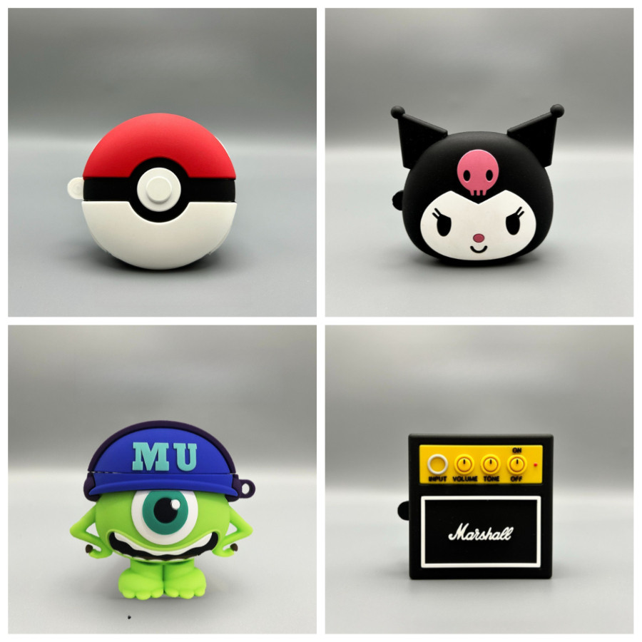 สําหรับ SoundCore R60i NC / R50i NC P20i กรณีตลก 3D การ์ตูนซิลิโคนหูฟังไร้สายฝาครอบป้องกันสําหรับ So