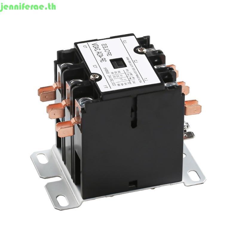 3 Poles 40A 220V Contactor Strong HVAC System Relays Brass Contacts Strong