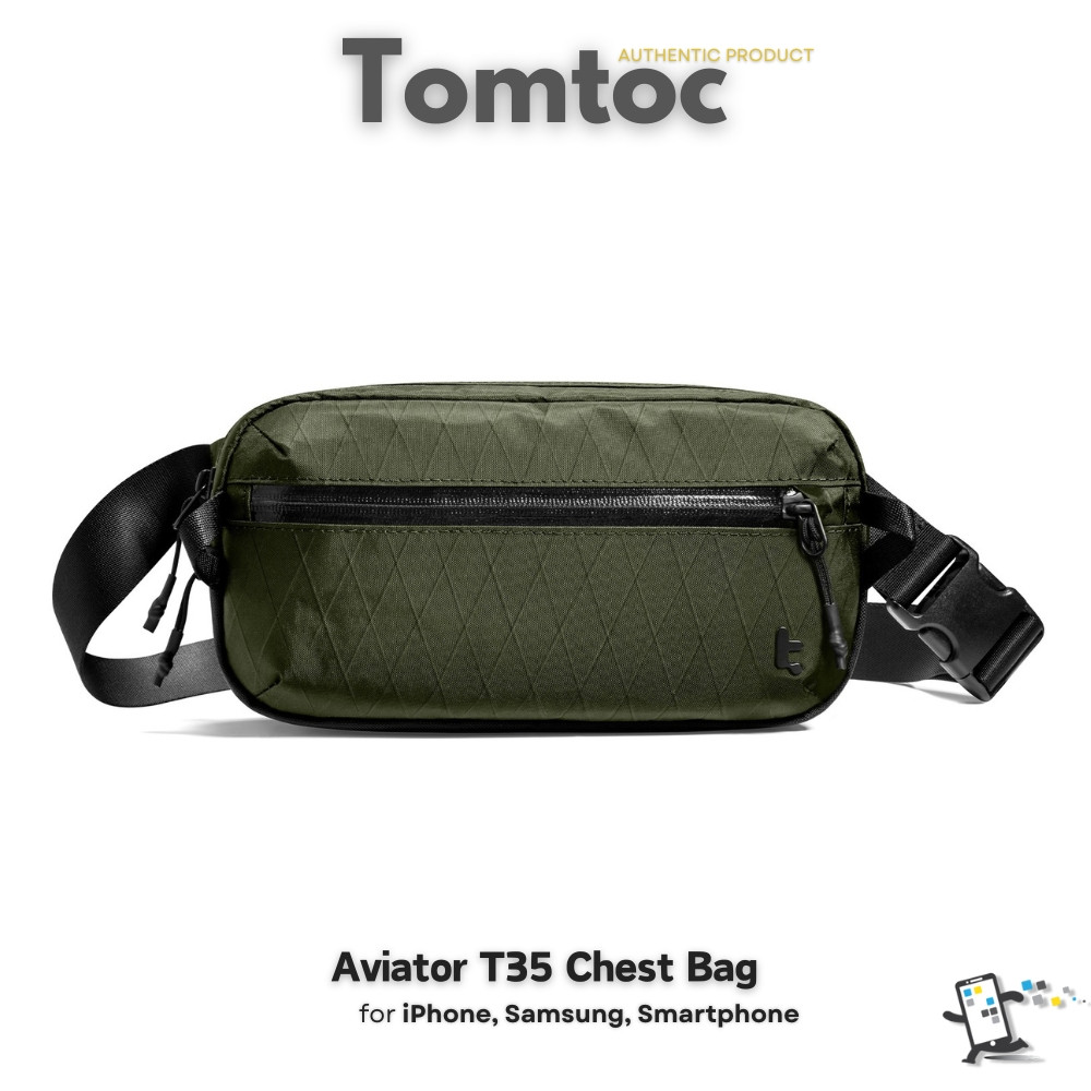 Tomtoc Aviator T35 Chest Bag กระเป๋าคาดอก ขนาด 1.5-3.5L (พร้อมส่ง)