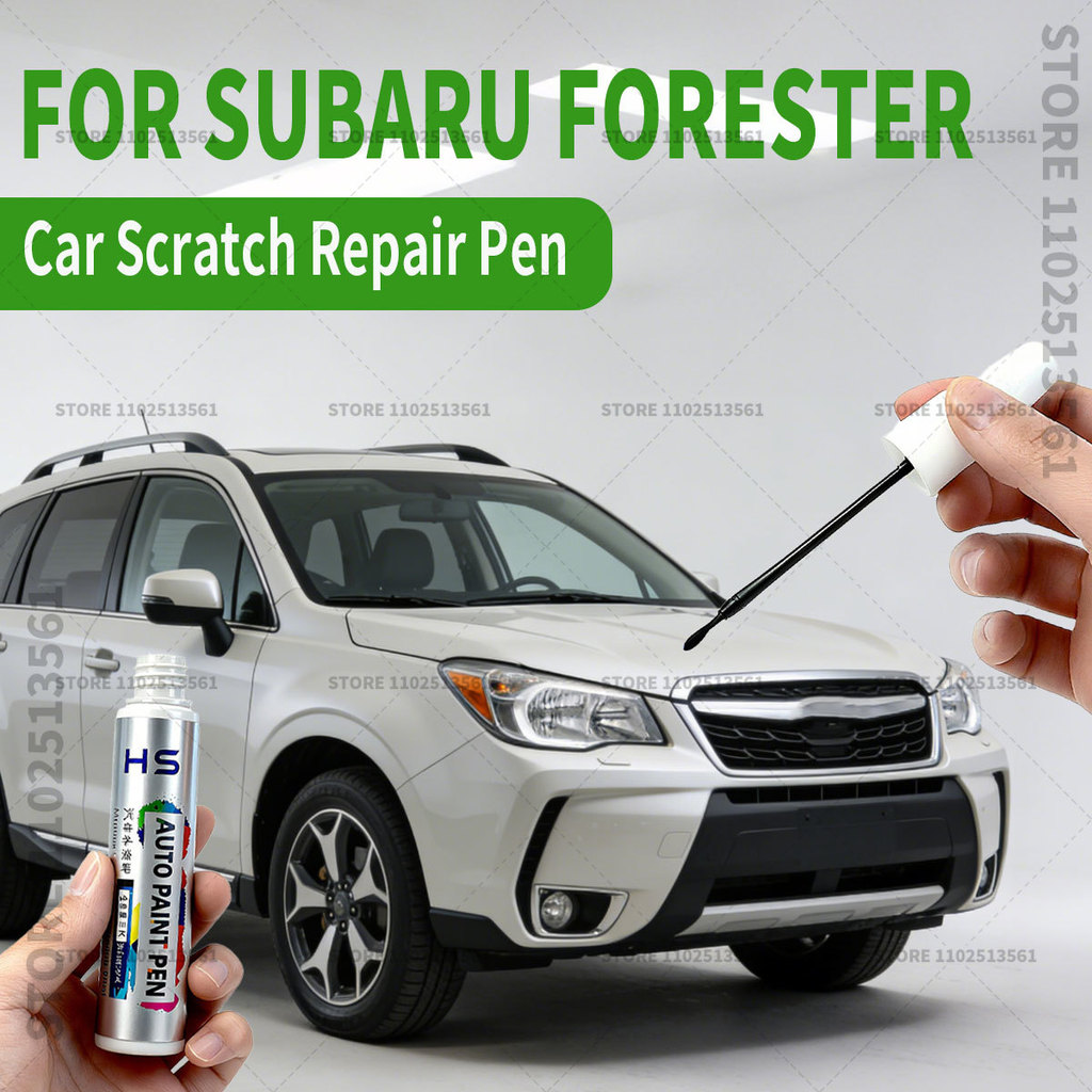 สําหรับ Subaru Forester ซ่อมสีปากกา Touch Up Scratch Remover DIY รถอุปกรณ์เสริมสีขาว 37J สีฟ้า SAZ เ