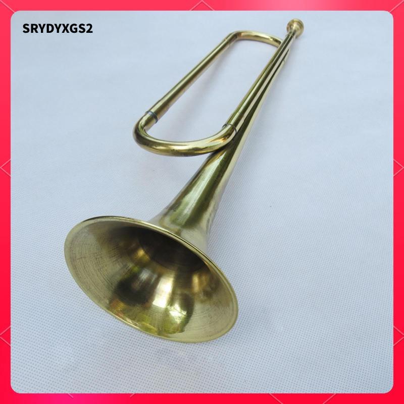 [Srydyxgs2] C Flat Bugle Brass Bugle Classic Cavalry Trumpet Young Team Bugle ทรัมเป็ตทองเหลืองสําหร