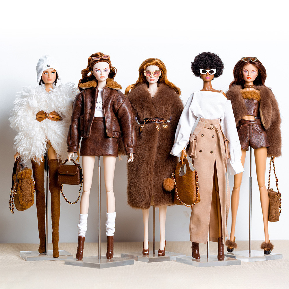 Fairy Princess ยี่ห้อใหม่ Original Fairy Supermodel ตุ๊กตาของแท้แฟชั่น Collectors Edition ลมเสื้อผ้าชุดอุปกรณ์เสริม 37 ซม.Fairy Supermodel ตุ๊กตาแฟชั่น Original ของแท้ Earth Symphony 1 Series Collectors Edition คุณภาพสูงของเล่นเสื้อผ้าชุด