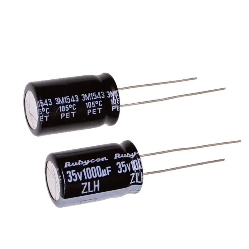 10 ชิ้น Rubycon 16V 25V 35V 50V 220UF 560UF 47UF 10UF 4.7UF 1UF 470UF 1500UF 820UF 1000UF ความถี่สูง