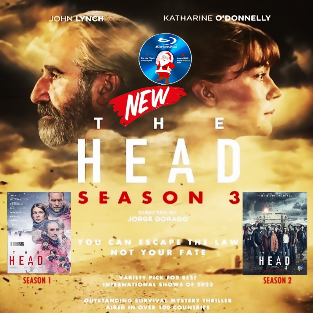 E-BLURAY TV SERIES THE HEAD COLLECTION 1/ 2 /3 TRI-LANGUAGE SUBTITLES