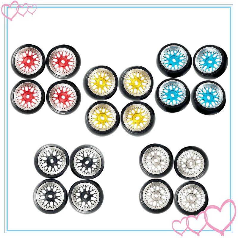 [meteor2] 4x RC รถล้อแม็กขอบล้อ & Tyre ชุดเปลี่ยนสําหรับ K969 K989 P929 1:28 Scale