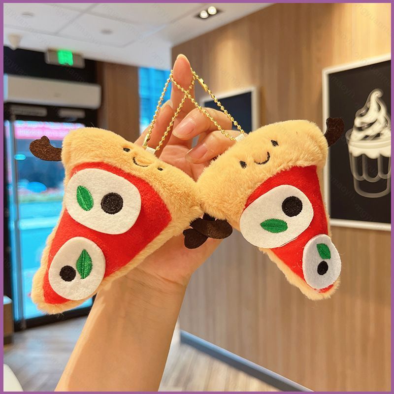 ZY1 พิซซ่าตุ๊กตาตุ๊กตาของขวัญสําหรับสาวตกแต่งบ้านตุ๊กตาของเล่นพวงกุญแจจี้สําหรับเด็กคอลเลกชัน YZ1