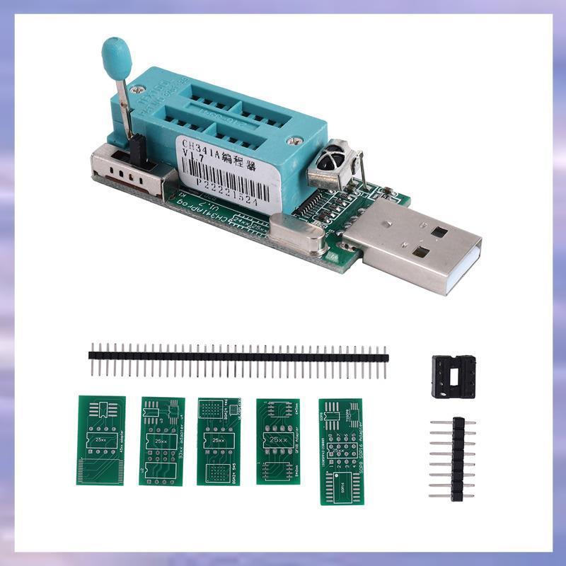 1 ชิ้นโลหะ Ch341A โปรแกรมเมอร์ V1.7 1.8V ระดับ Shift W25Q64Fw W25Q128Fw อะไหล่