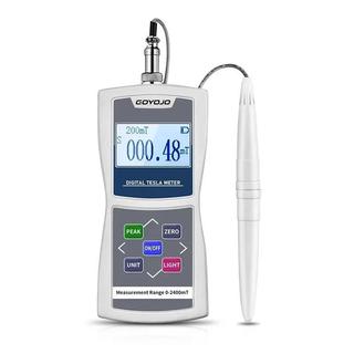 GOYOJO Digital Tesla Meter Gaussmeter 200mT/2000mT มาตรฐาน Radial Hall Probe ความแม่นยําสูง Sensitive Surface Magnetic Field Tester