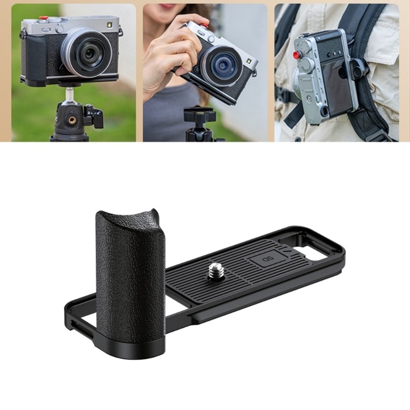 QUIM Quick Release Metal Handle Hand Grip สําหรับ XE5 Camera Holder Perfect L Type Grip