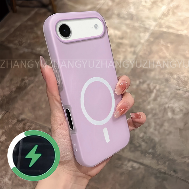 เหมาะสําหรับ iphone 17 AIR Phone Case ใหม่กันกระแทกแม่เหล็กไร้สายชาร์จแหวนเคสโทรศัพท์ GD02