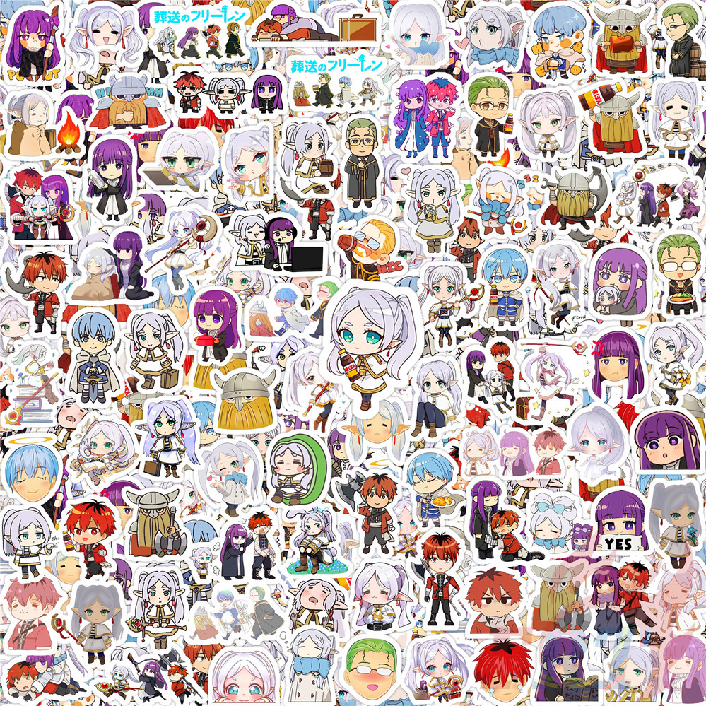 135ชิ้น/เซ็ต ★ Frieren: Beyond Journeys End Q-1 Mini Diary Manual Stickers ★ DIY แฟชั่นสมุดภาพอัลบั้