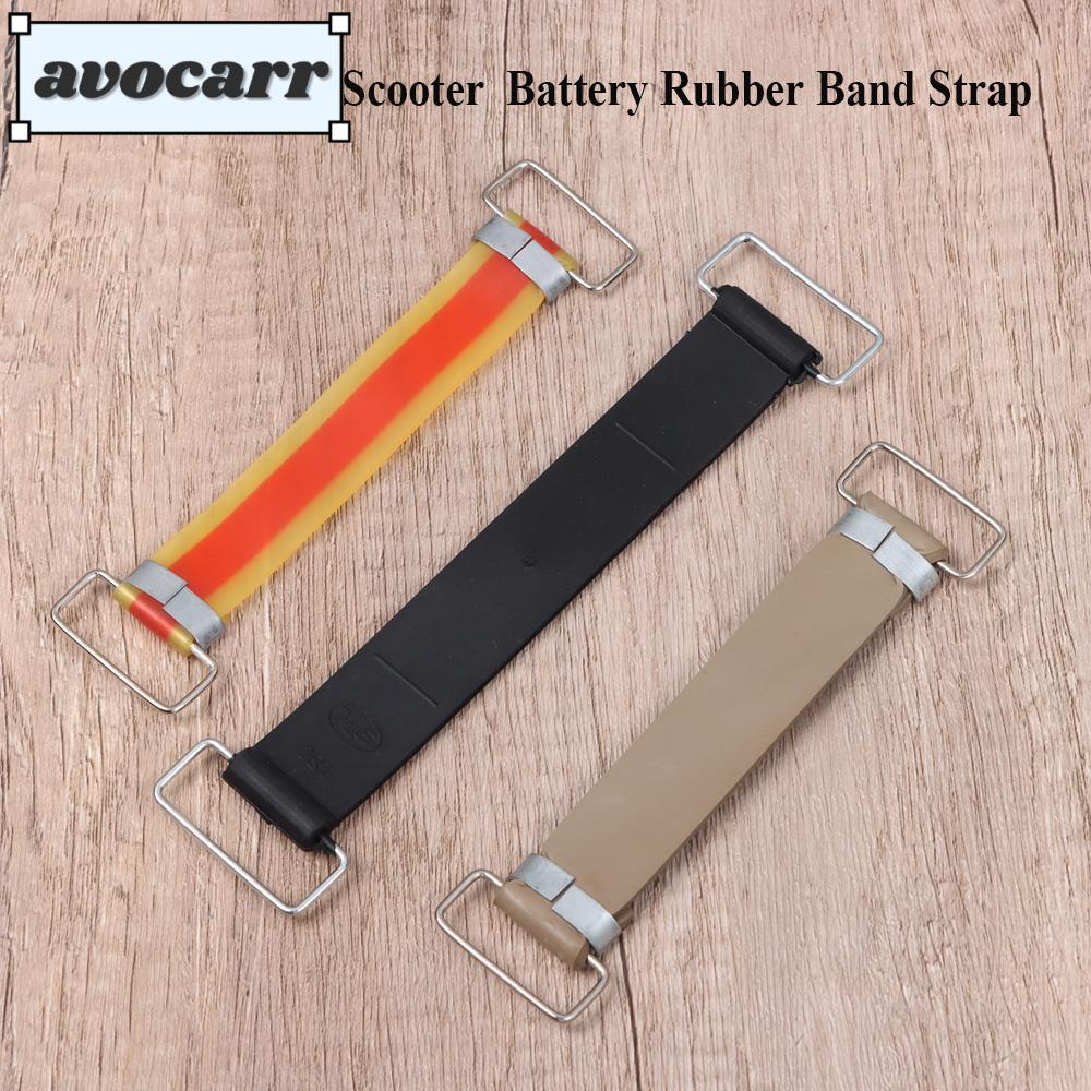 AVOCAR ยางรัดแบตเตอรี่ สีดำและเหลือง สำหรับรถมอเตอร์ไซค์ 125 ถึง 150 cc