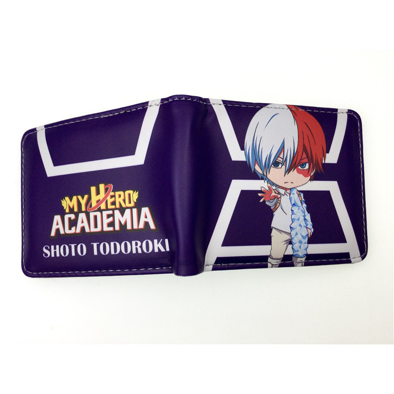 J9CQ กระเป๋าใส่เหรียญ PU Wallet My Hero Academia Wallet