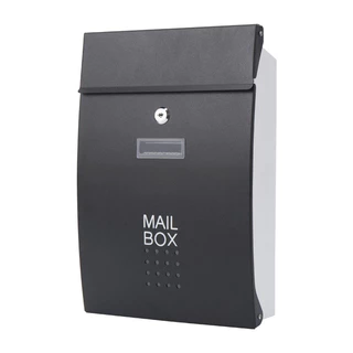 Mailbox กล่องจดหมาย ตู้จดหมาย พร้อมกุญแจล็อก สไตล์มินิมอล กันน้ำ กันแดด ใช้งานทนทาน