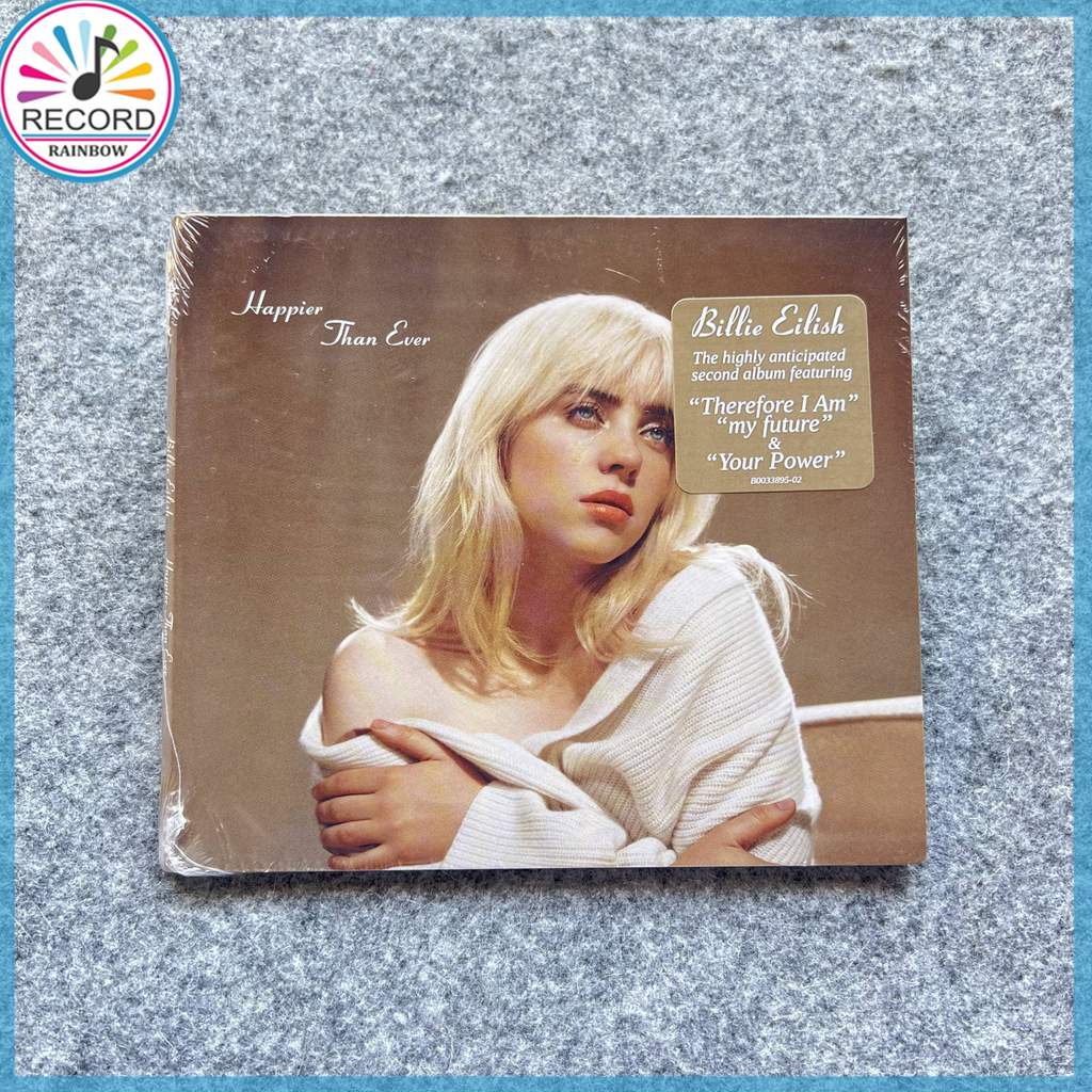 Billie Eilish Happier Than Ever CD อัลบั้มใหม่ [ปิดผนึก] YNLX