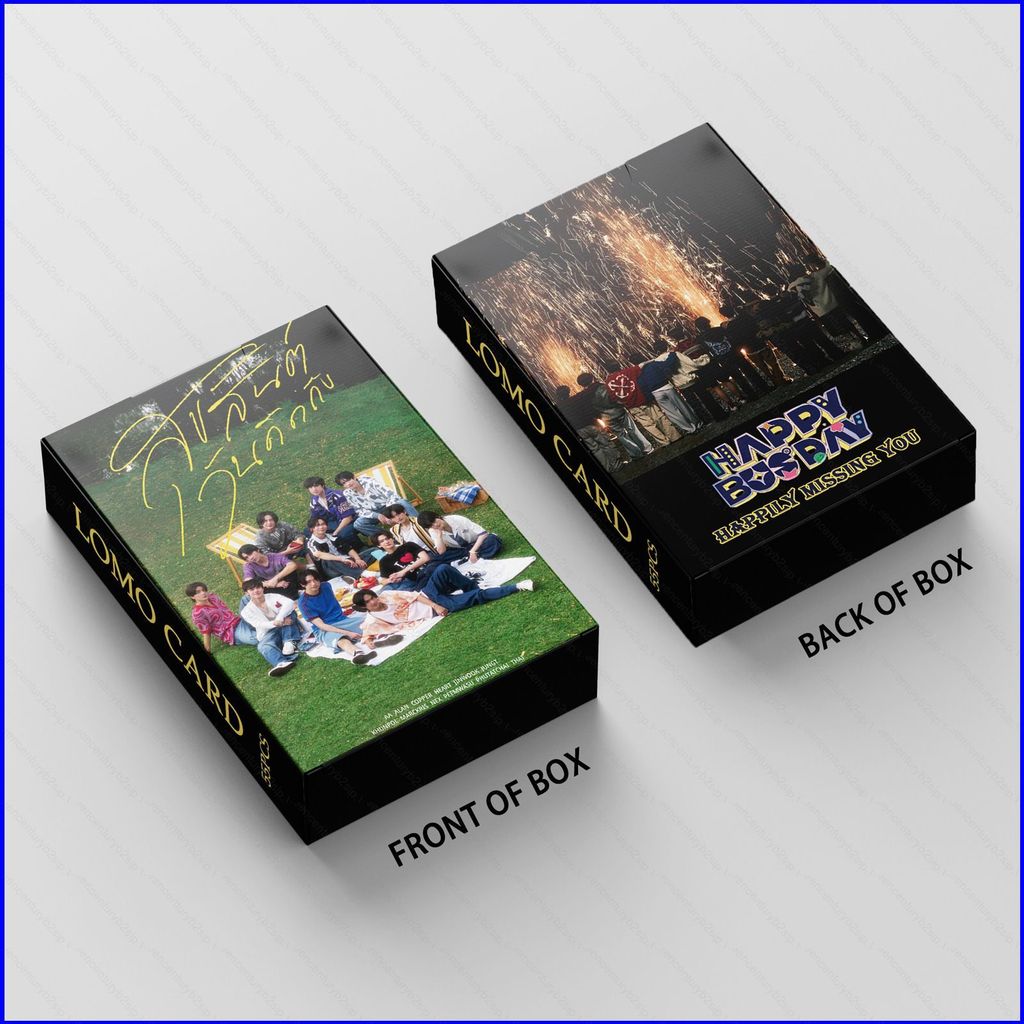 G2P 55 ชิ้น/เซ็ต BUS Happily Missing You การ์ดรูปถ่ายการ์ด LOMO สองด้านโปสการ์ด P2G