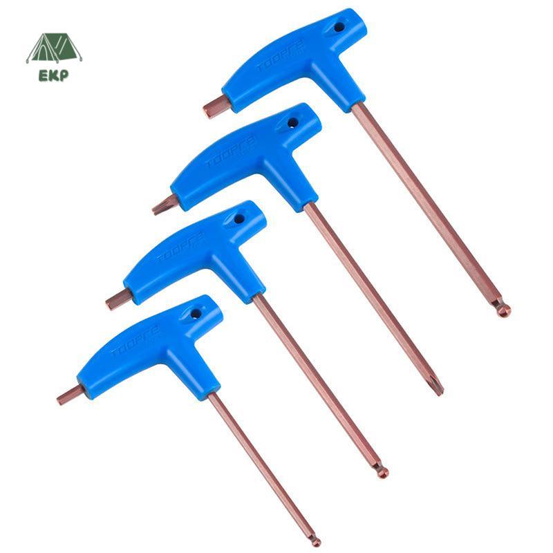 [EKP] T25 3/4/5/6MM Bike Allen Key ประแจ T-Type PP พลาสติกจับปลายคู่จักรยานมัลติฟังก์ชั่นซ่อมเครื่อง