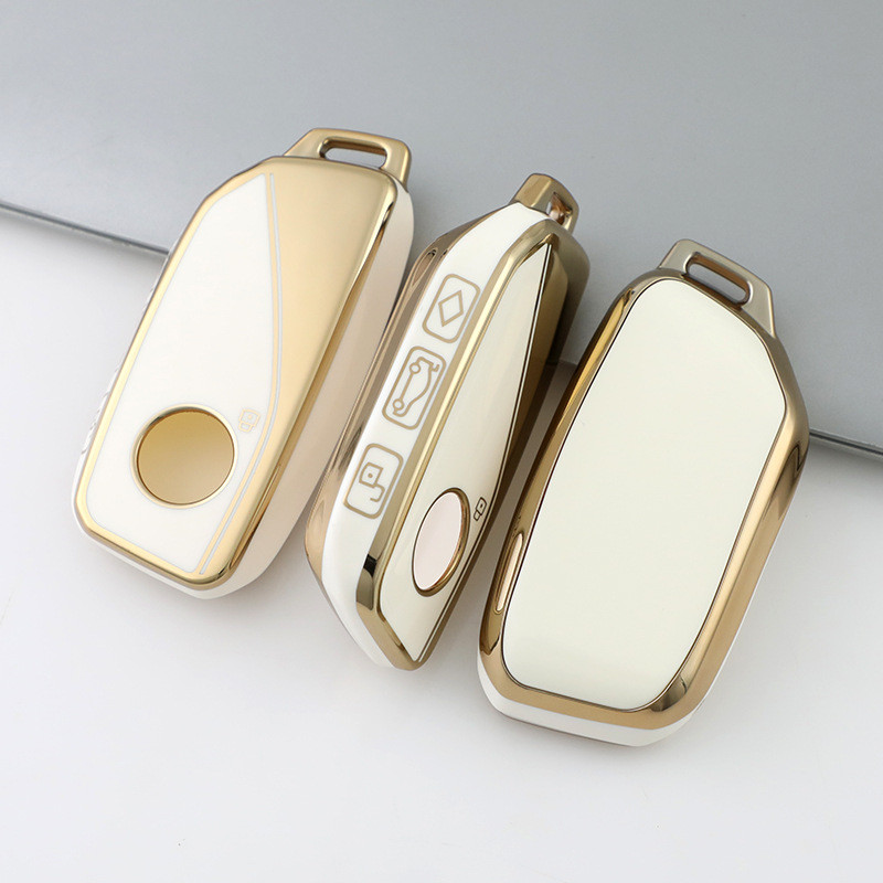 9 ️ ⃣ เหมาะสําหรับ 2023 BMW 740Li ฝาครอบกุญแจ ix Shell 7 Series X7 เคสกุญแจ 735l อุปกรณ์ตกแต่งรถยนต์