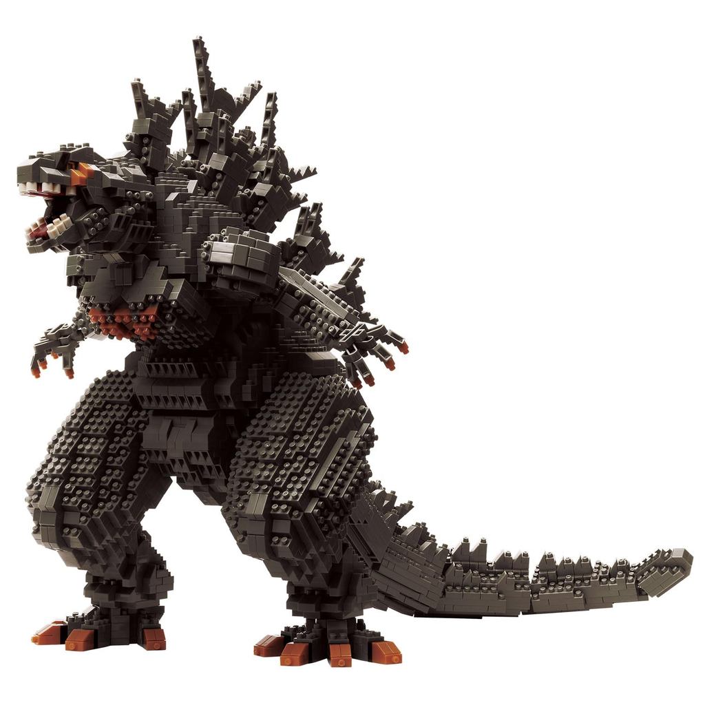 Kawada Nanoblock Godzilla (2023) Deluxe Edition NB-063, 10 x 42 x 28 cm, Ages 12 and up, Interior Ho