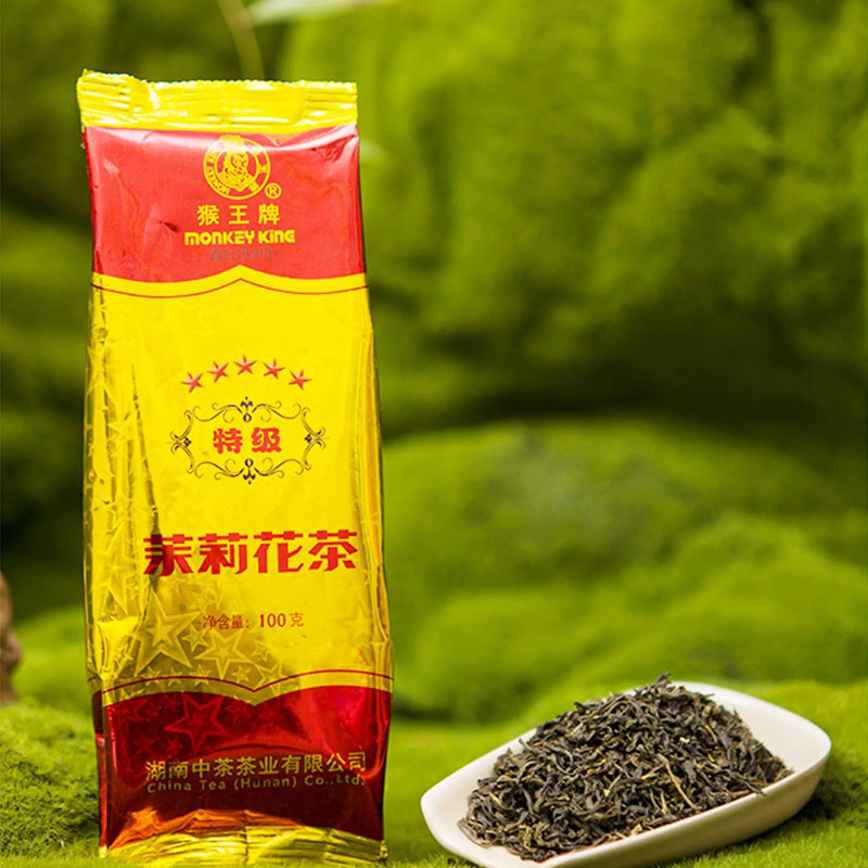 Monkey Ace Jasmine Tea 100g/Bag 5 Star Premium Disposable Hotel Room Tea Fragrance Refreshing [SRY]