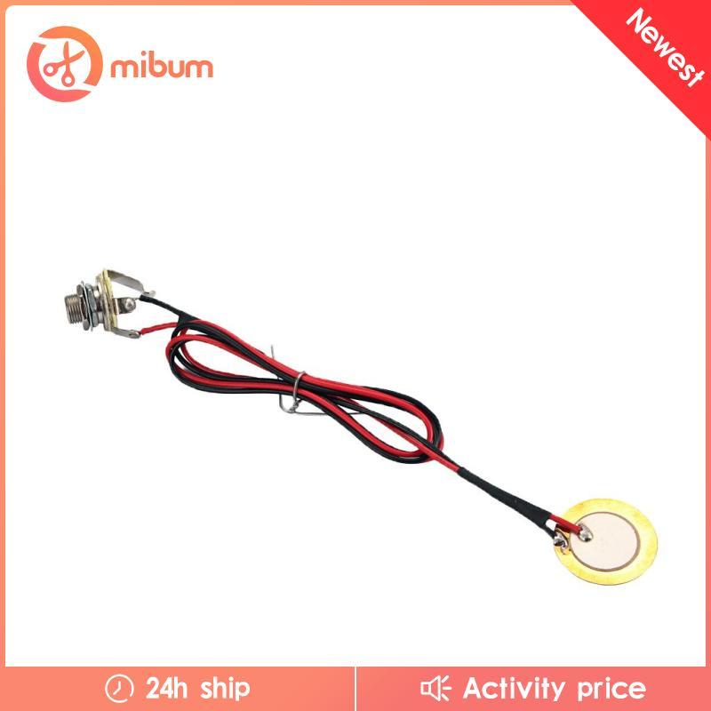 [Mibum] Patzo Pickup Drum Trigger Transducer แบบมีสายล่วงหน้าสําหรับกล่องซิการ์เปลี่ยนกีตาร์