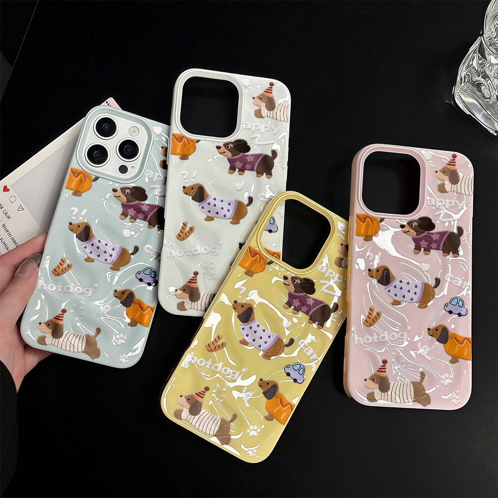 ✨จัดส่งฟรีในพื้นที่✨Naughty Puppy Meteoriteเคสโทรศัพท์สำหรับiPhone 16 15 14 13 12 11 6 7 8 Plus Pro Promax – โปรปัง