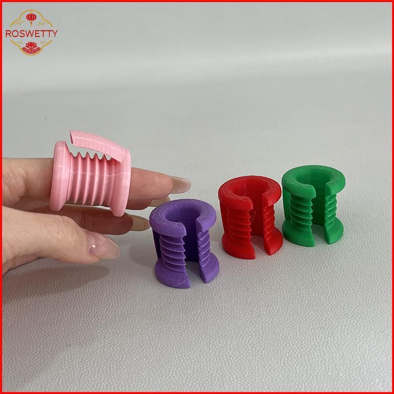 (BWD) 1/2 ชิ้นโครเชต์ Finger & Yarn Protectors Thumb & Index Finger Covers Finger Protector สําหรับเ
