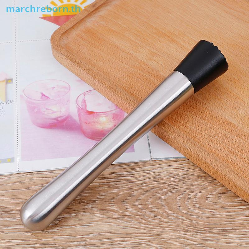 # Marchreborn.th # 1 PC Cotail Muddler Bar Mixer DIY Drink Fruit Muddler Crushed Ice Barware .