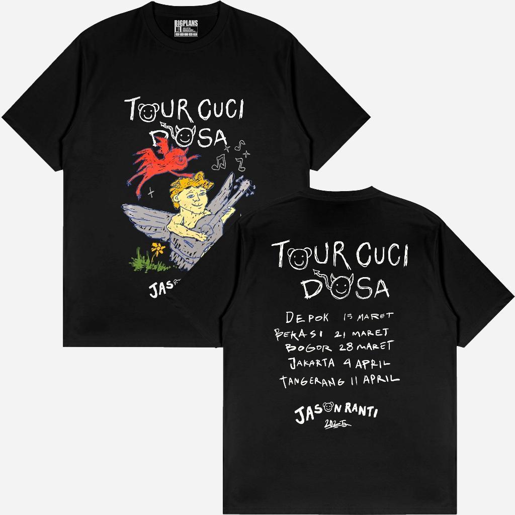 KATUN Cool T-Shirt Shop - เสื้อยืด JASON ROANTI BAND - TOUR SUCI SIN | เสื้อยืด DISTRO ผ้าฝ้ายพรีเมี