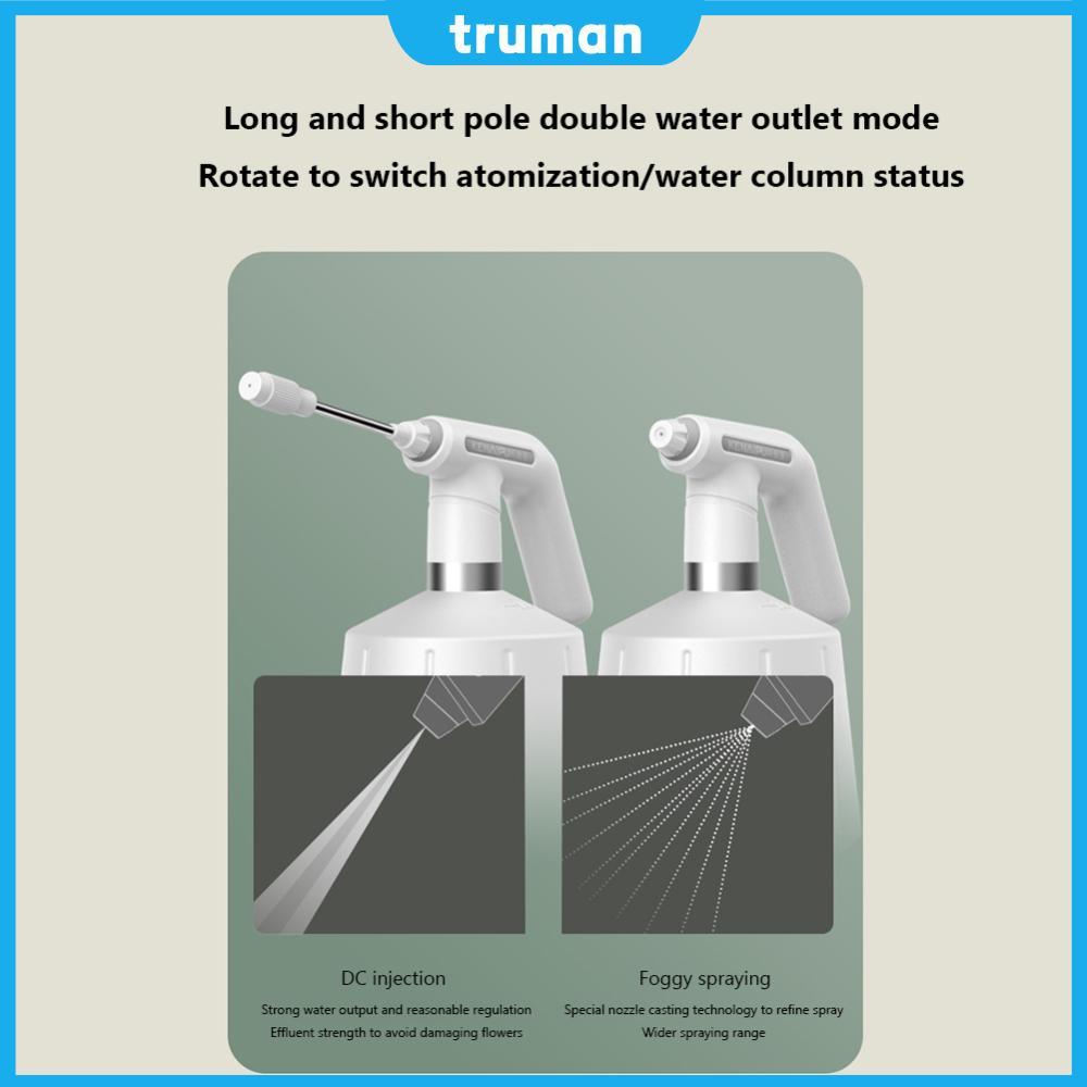 ✿24ชม.✿ ไฟฟ้าพืชหมอกสเปรย์ขวด ยูเอสบี ชาร์จฆ่าเชื้อล้างรถ เครื่องพ่นสารเคมี 2000มิลลิแอมป์ชั่วโมง นํา ตัวบ่งชี้พลาสติกจับปรับหัวฉีดสวนอุ - รูปที่ 5