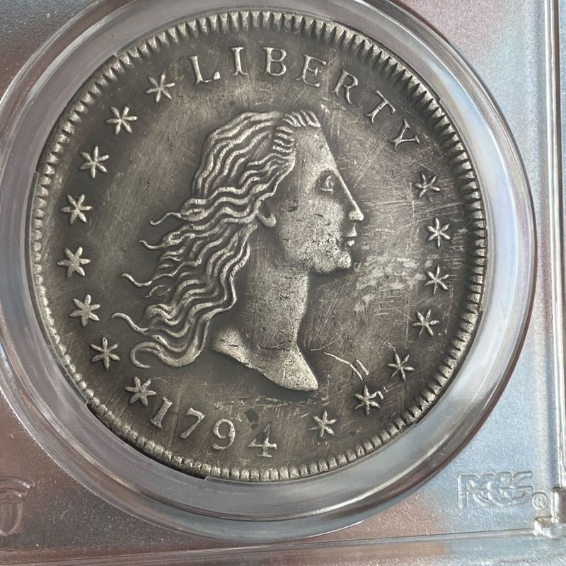 1794 American Goddess Trading Coin PCGS Grade Coin Eagle Yang Silver Dollar 2.7