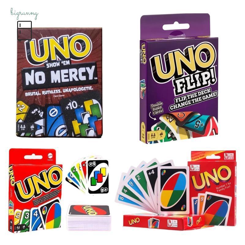 [BRN] UNO Flip! การ์ดเกม - การ์ดสองด้านสําหรับเล่นเร็ว - การ์ดครอบครัว UNO & การ์ด UNO Flip - Perfec