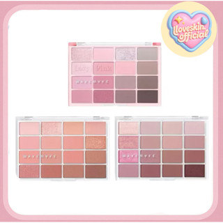 WAKEMAKE Soft Blurring Eye Palette พาเลท 16 ช่อง เนื้อนุ่มละ…