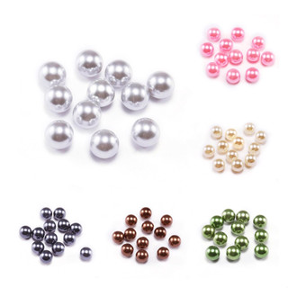 St.kunkka ลูกปัดมุกเทียมสีขาวไม่มีรูพรุน  (3 4 6 8 10 12 มม.…