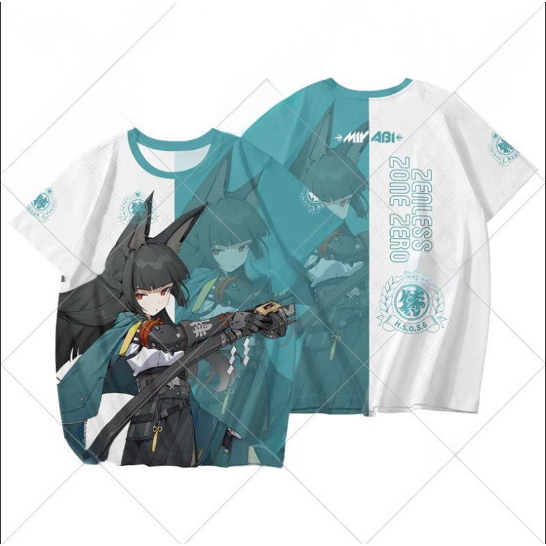 เกมยอดนิยม Zenless Zone Zero Caesar King เสื้อยืดกราฟิก 3D พิมพ์ผู้ชาย/ผู้หญิงแขนสั้น O-คอ T เสื้อ H