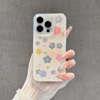 เคสดอกไม้สดน่ารักโรแมนติก เคสไอโฟน13 เคส IPhone 17 air 16 13 11 14 15 12 Pro Max XR X XS Max 16 8 7 15 Plus