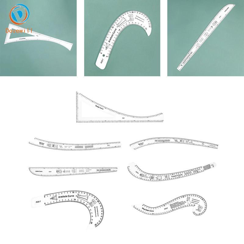 [Dovewill] French Curve Ruler Tailors Ruler Fashion Design Clothes Pattern Template Making