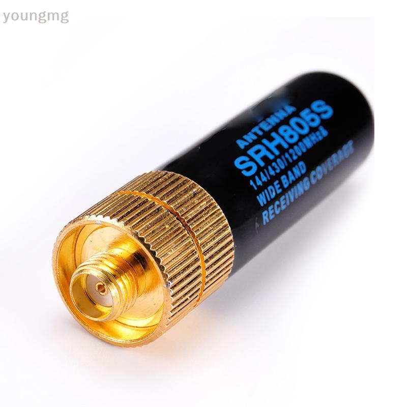 [YG] SRH-805S SMA-F เสาอากาศดูอัลแบนด์หญิงสําหรับวิทยุ UV-5R BF-888S 5CM TH