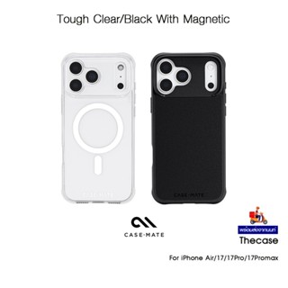 CASE-MATE Tough Clear/Black With Magnetic เคสใสกันกระแทกระดั…