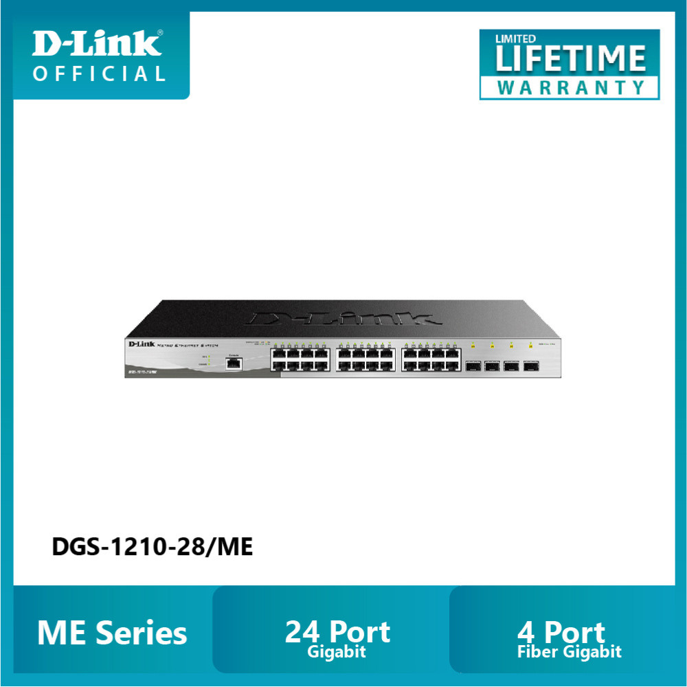 D-LINK DGS-1210-28/ME 28-Port Gigabit Metro Ethernet Switch