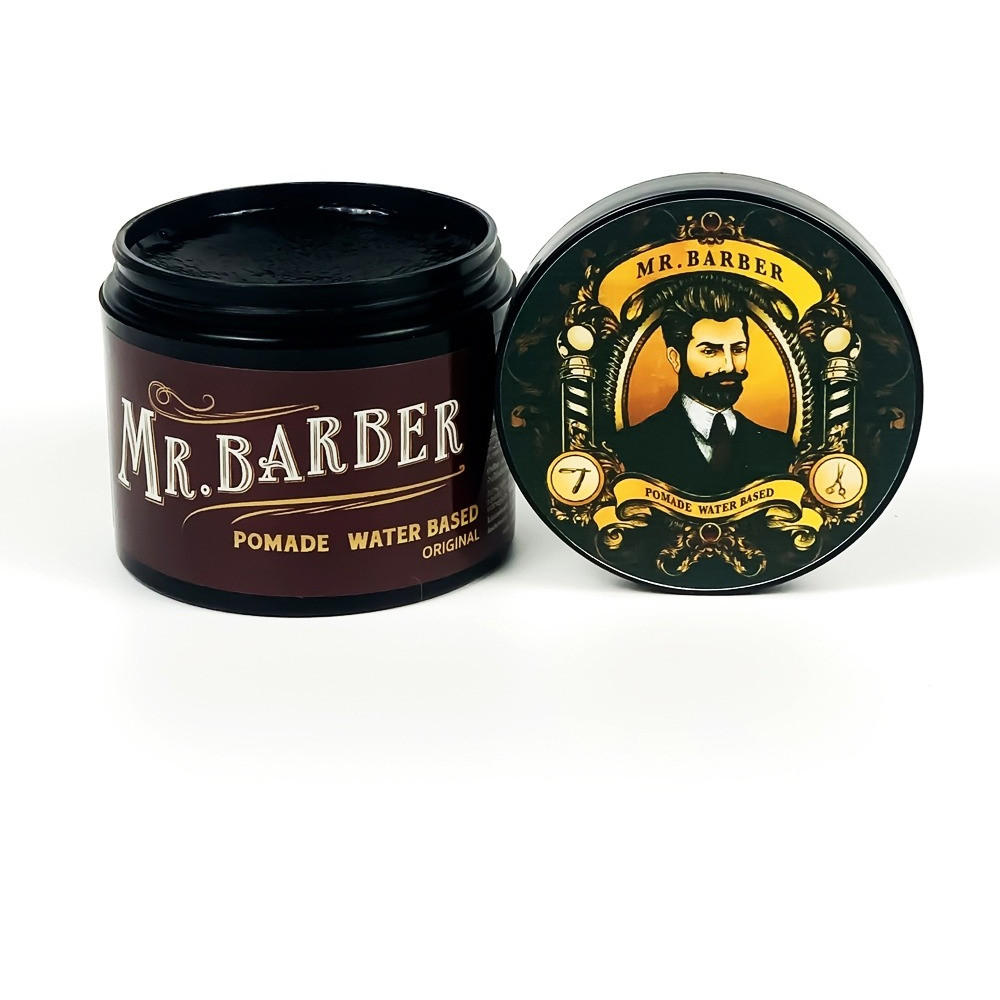 Pomade เซ็ตผม Mr.Barber กลิ่นน้ำหอมคลาสสิค อยู่ทรงข้ามวันข้ามคืน เซ็ตง่าย ทรงผมชาย
